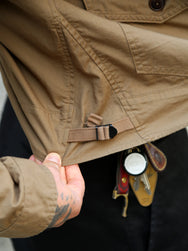 Black Sign Military Ripstop Civilian Cossack Jacket – Dust Beige (BSSJ-26404)