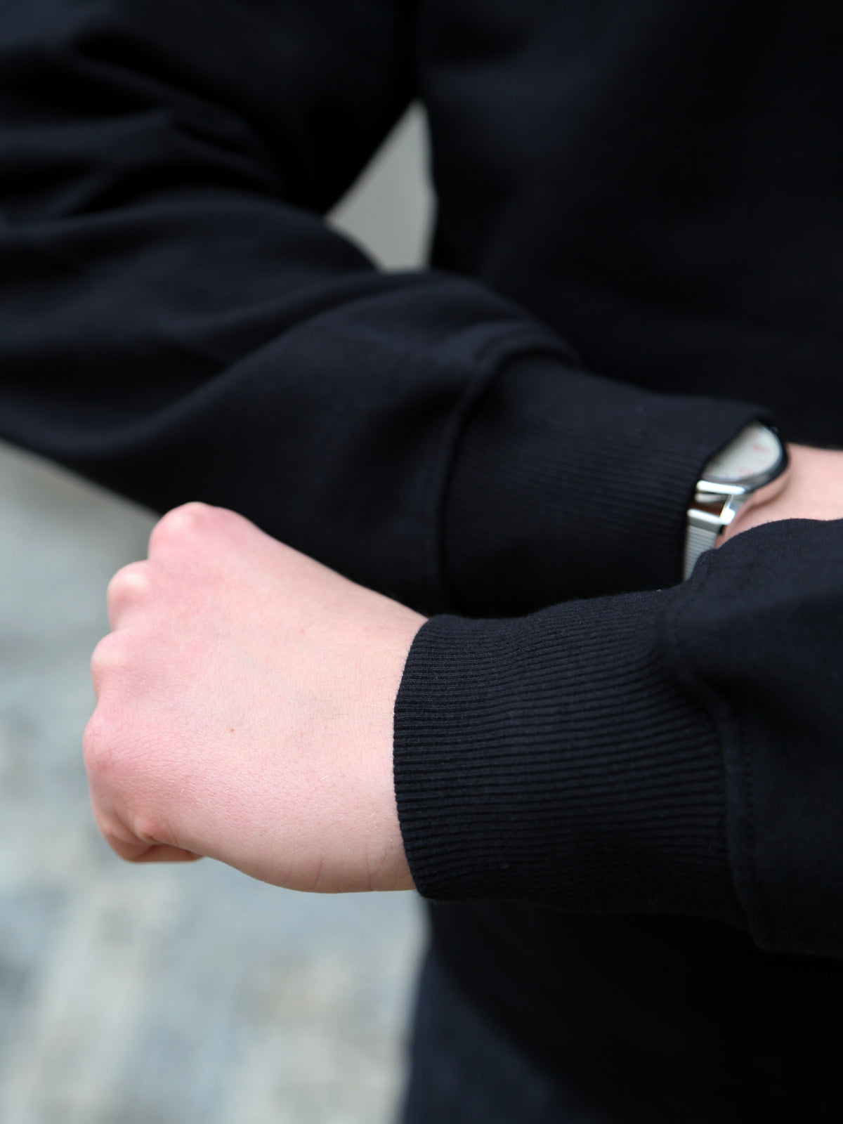 Nudie Jeans Palle Logo Sweatshirt – Black (150598)