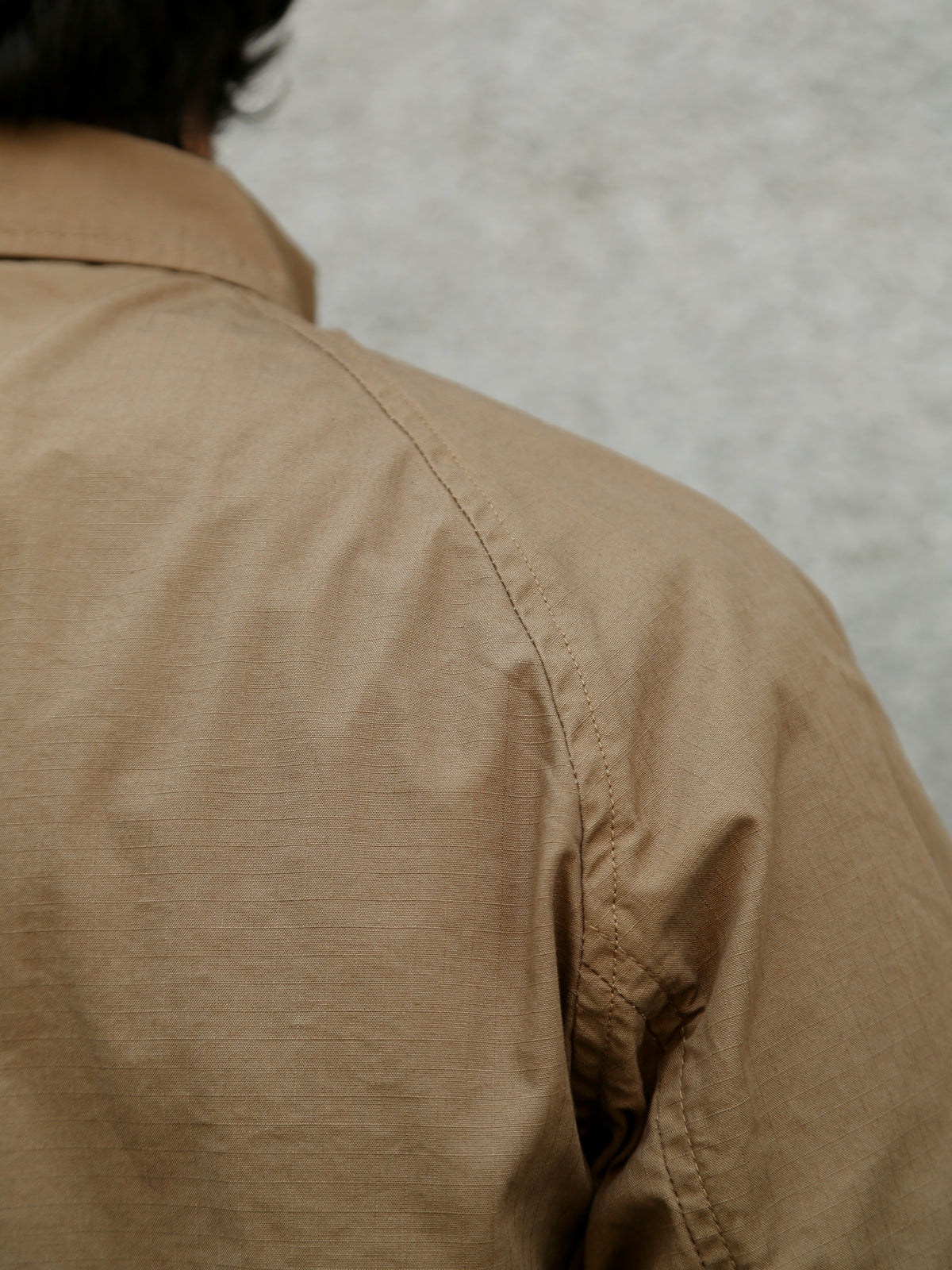 Black Sign Military Ripstop Civilian Cossack Jacket – Dust Beige (BSSJ-26404)