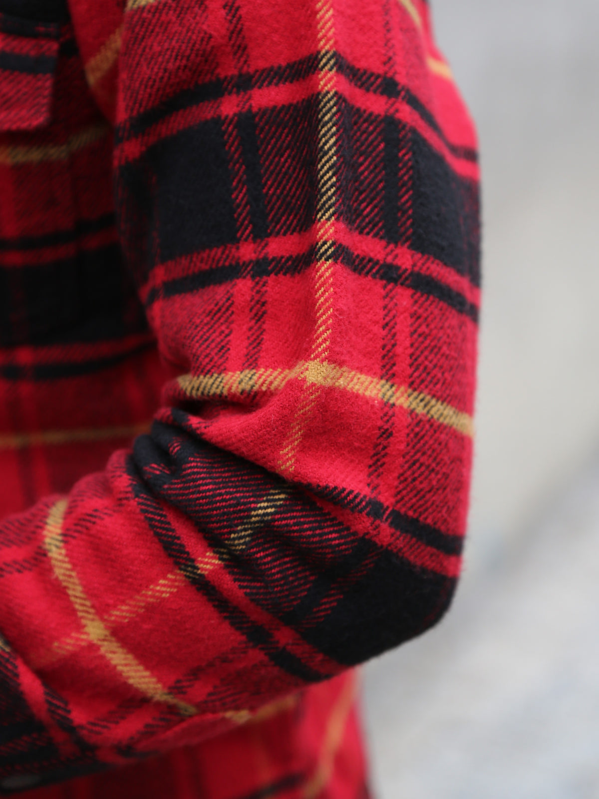 Iron Heart Heavy Flannel Rider’s Overshirt – Red (IHSH-433-RED)