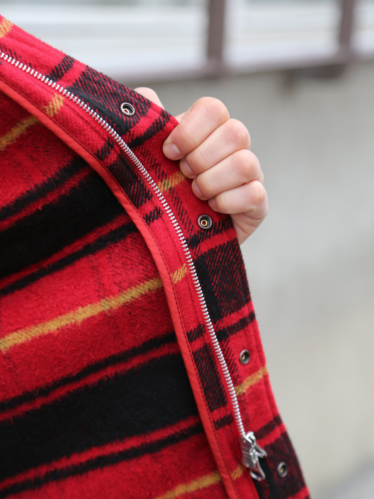 Iron Heart Heavy Flannel Rider’s Overshirt – Red (IHSH-433-RED)