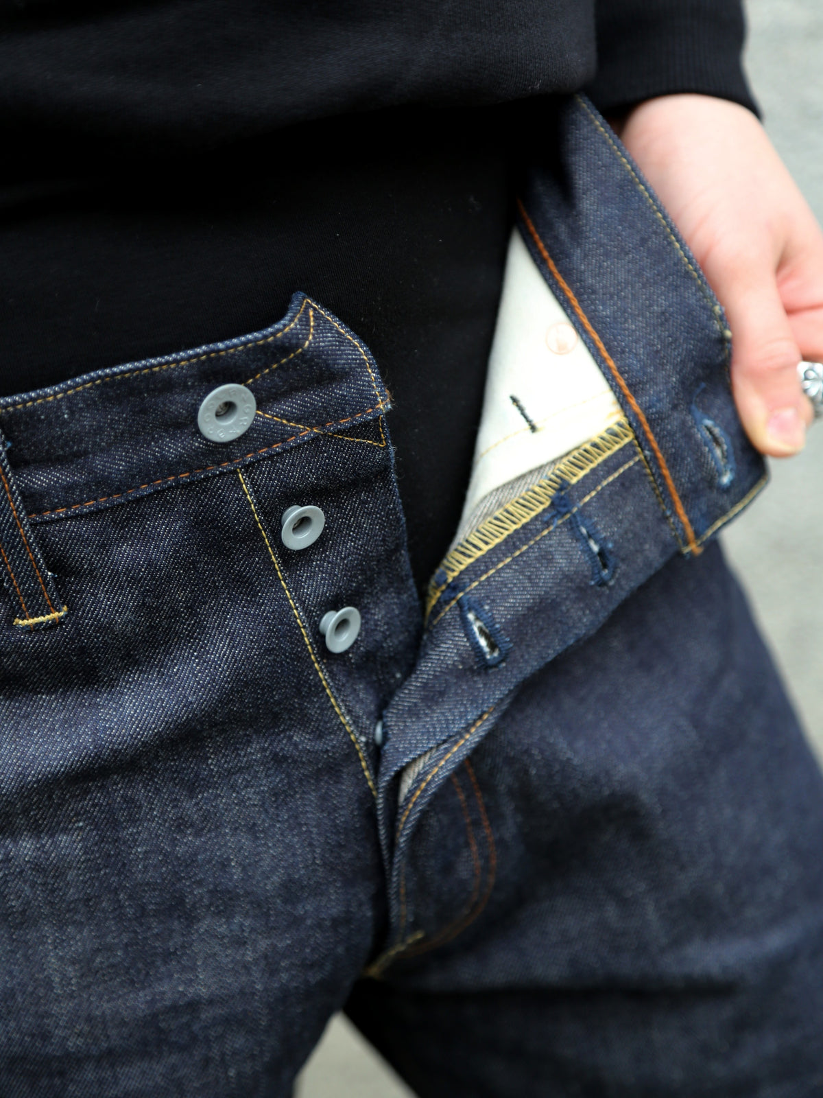 Gråbrodern Bro Regular Straight Jeans – Rinse Wrinkle Wash (B5150-211-82)