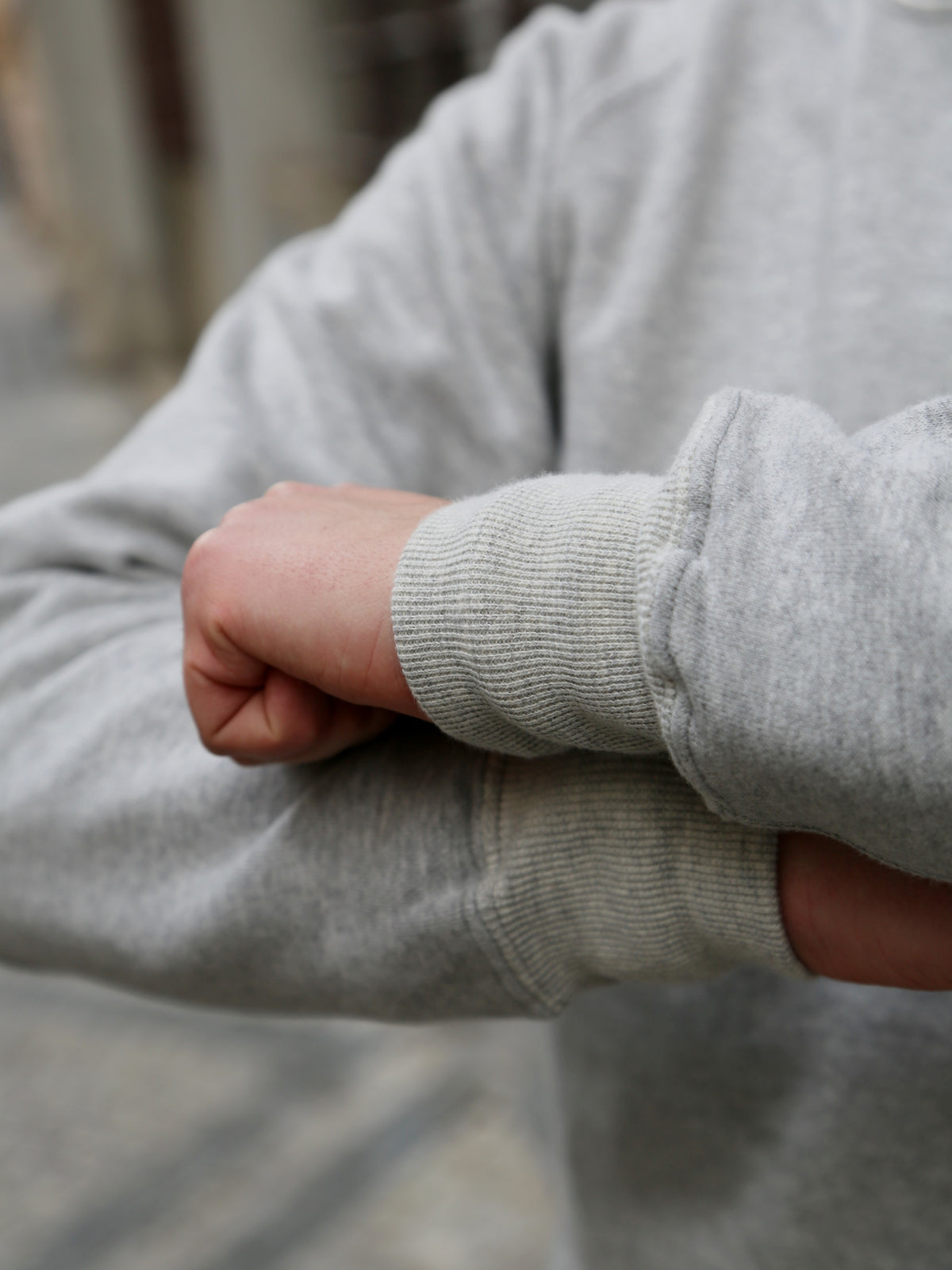 Sunray Puamana Crew Neck Raglan Sweatshirt – Hambledon Grey (PUAM-CN2021)