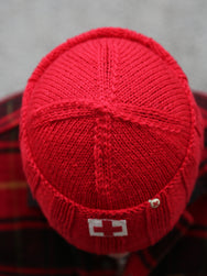 Papa Nui Knit for Victory Hand knit Watch Cap – Red