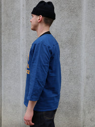 Sun Surf "H.M.A" Slub Yarn Football Tee – Blue (SS69656-128)