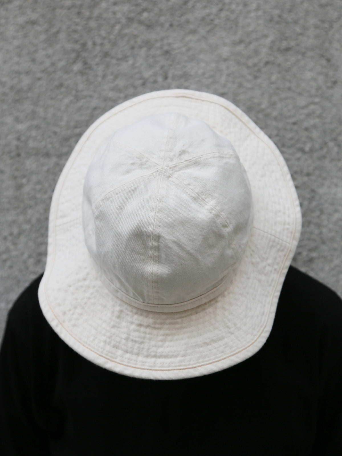 Indigofera 10oz ‘Haisy Mae’ Denim Bucket Hat – Ecru (1280-064-20)