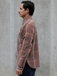 Studio D'Artsian Kakishibu Noragi Sashiko Shirts – Kaki (5726)