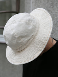 Indigofera 10oz ‘Haisy Mae’ Denim Bucket Hat – Ecru (1280-064-20)