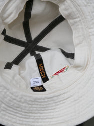 Indigofera 10oz ‘Haisy Mae’ Denim Bucket Hat – Ecru (1280-064-20)