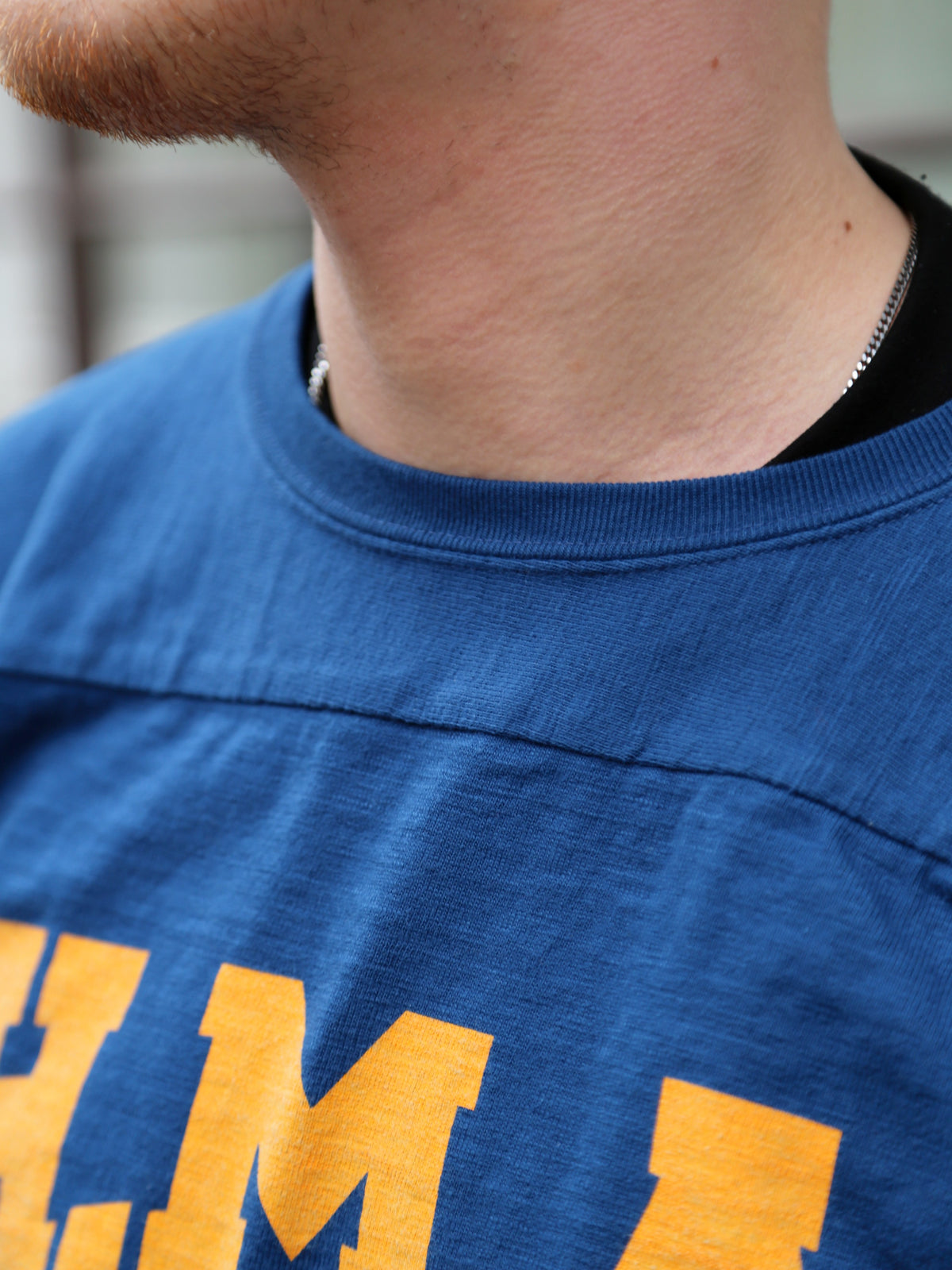 Sun Surf "H.M.A" Slub Yarn Football Tee – Blue (SS69656-128)