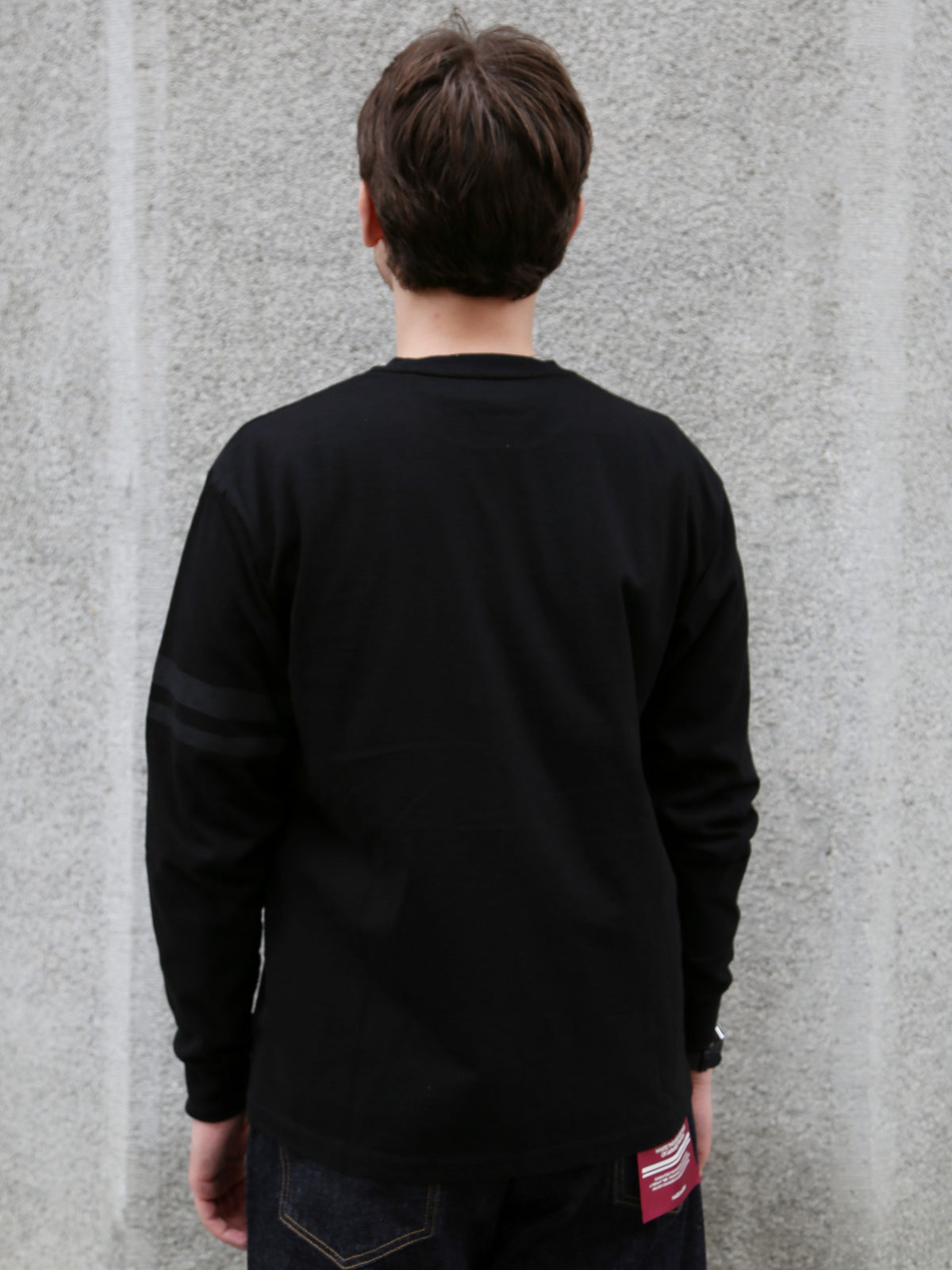 Momotaro Zimbabwe Cotton LS Tee – Black (MMTS6018)