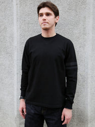 Momotaro Zimbabwe Cotton LS Tee – Black (MMTS6018)