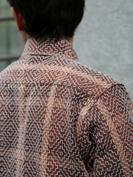 Studio D'Artsian Kakishibu Noragi Sashiko Shirts – Kaki (5726)