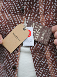 Studio D'Artsian Kakishibu Noragi Sashiko Shirts – Kaki (5726)