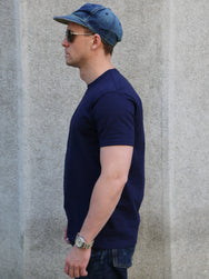 Joe McCoy Athletic T-shirt / Loop-wheel – Navy (MC19010-140)