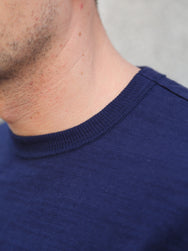 Joe McCoy Athletic T-shirt / Loop-wheel – Navy (MC19010-140)