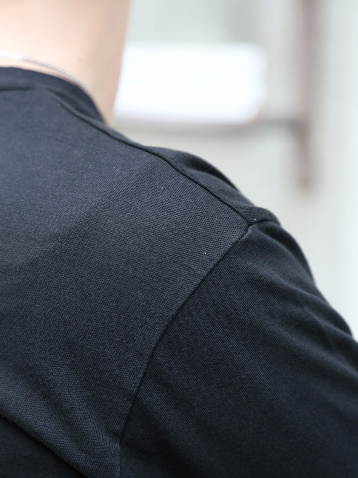 Momotaro Zimbabwe Cotton LS Tee – Black (MMTS6018)