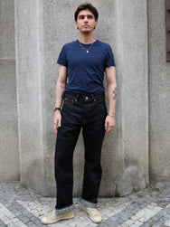 Momotaro 15.7oz #100 Classic Straight Jeans – Black (MMJB0101)