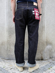 Momotaro 15.7oz #100 Classic Straight Jeans – Black (MMJB0101)
