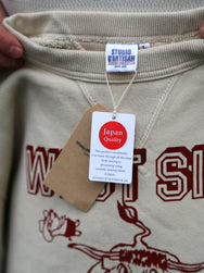 Studio D'Artsian Printed Sweatshirt West Side – Ivory (8193A)