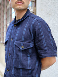Indigofera Rivera Shirt – Indigo Sashiko (6149-221-01)
