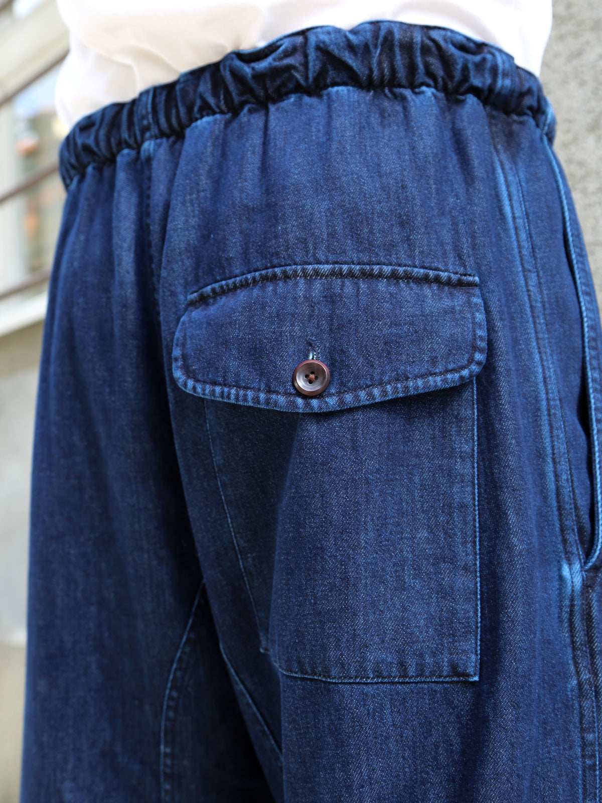 Fleurs de Bagne Submariner Pant – Stoned Wash Denim (FDB-PANT-SUBD-815)