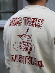 Studio D'Artsian Printed Sweatshirt West Side – Ivory (8193A)