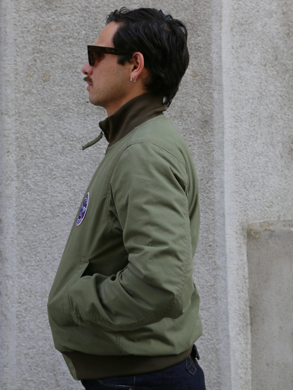 Iron Heart IHJ-130-OLV Reversible Tanker Jacket – Olive