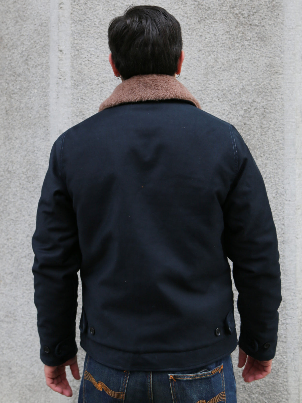 Iron Heart Whipcord N1 Deck Jacket – Navy (IHM-35-NAV)