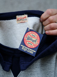 Whitesville Two Tone Attached Hood Sweatshirt – Grey/Blue (WV69642-128)