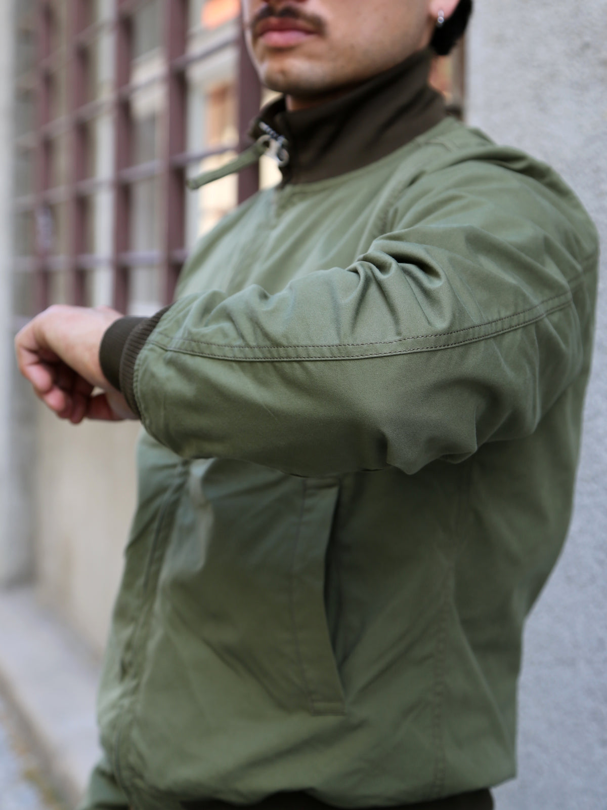 Iron Heart IHJ-130-OLV Reversible Tanker Jacket – Olive