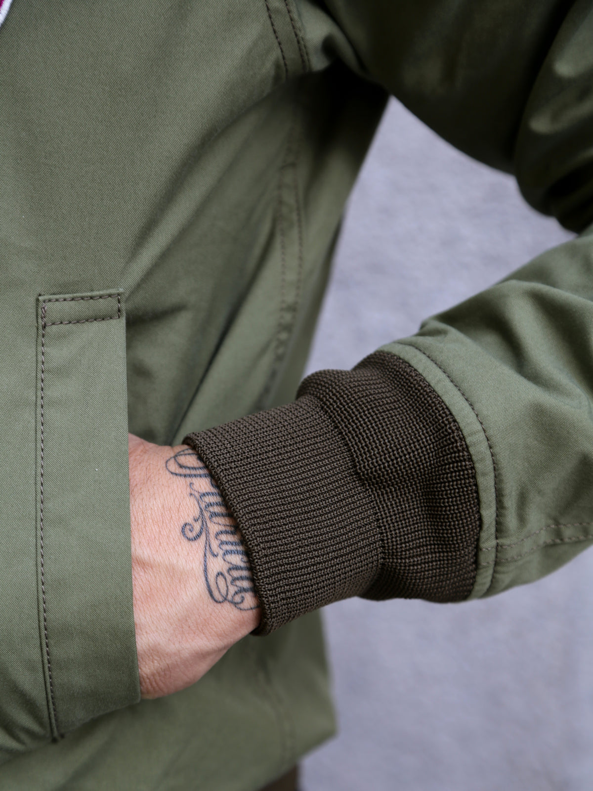 Iron Heart IHJ-130-OLV Reversible Tanker Jacket – Olive