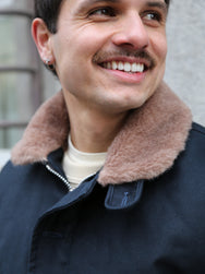 Iron Heart Whipcord N1 Deck Jacket – Navy (IHM-35-NAV)