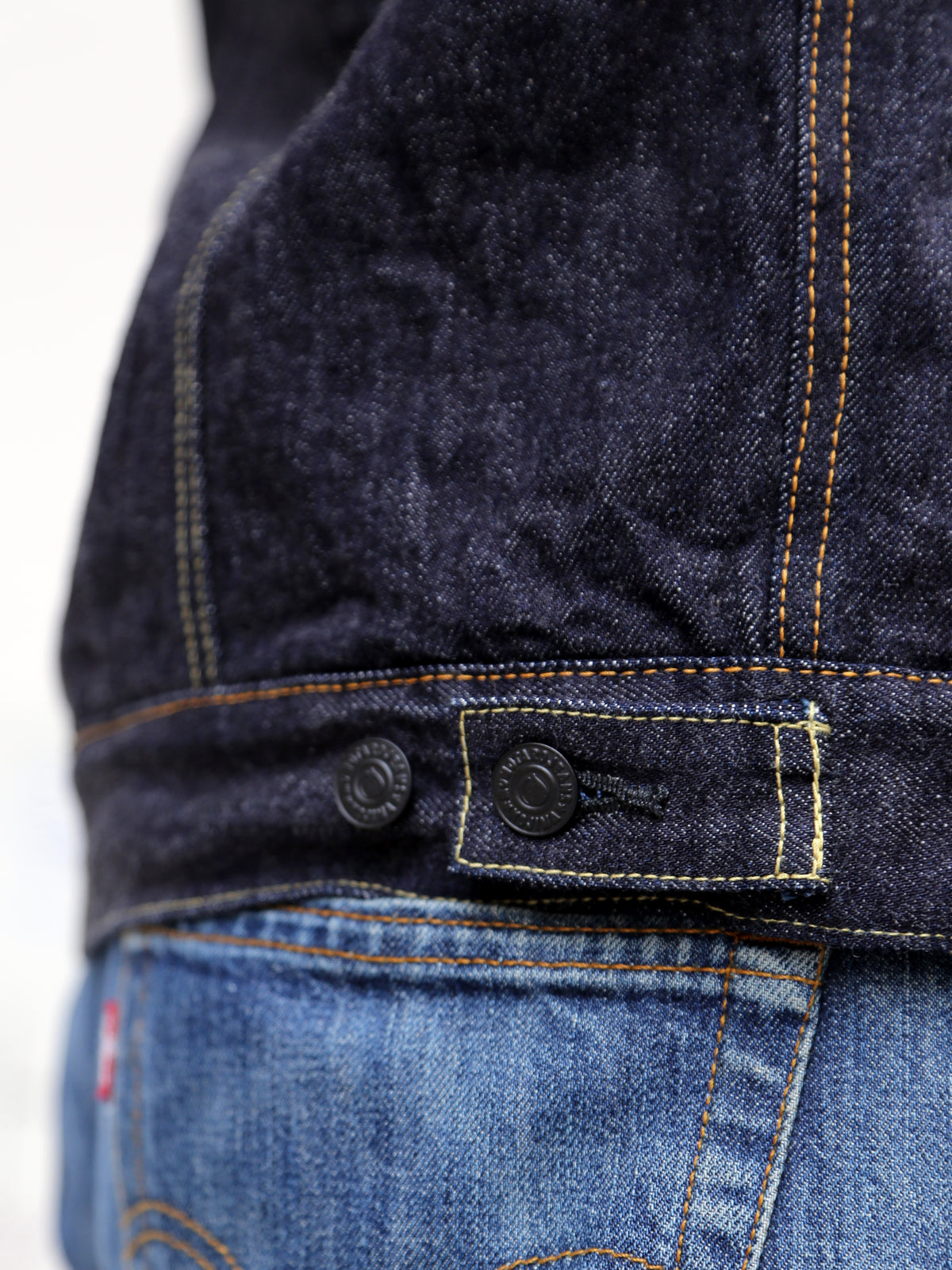 Momotaro Jeans 15.7Oz Denim Boa Jacket - Indigo (MXOT11023A)
