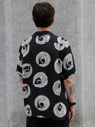 Sun Surf ‘Oriental Border’ Rayon Hawaiian Shirt – Black (SS39629-119)
