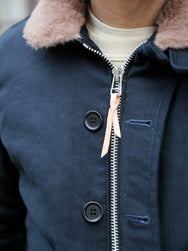 Iron Heart Whipcord N1 Deck Jacket – Navy (IHM-35-NAV)