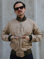 Iron Heart IHJ-130-OLV Reversible Tanker Jacket – Olive