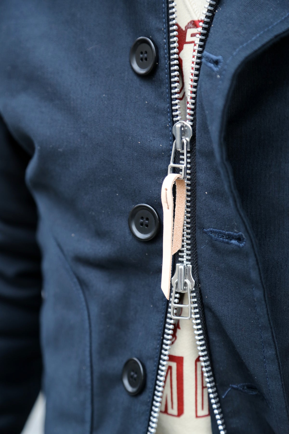 Iron Heart Whipcord N1 Deck Jacket – Navy (IHM-35-NAV)