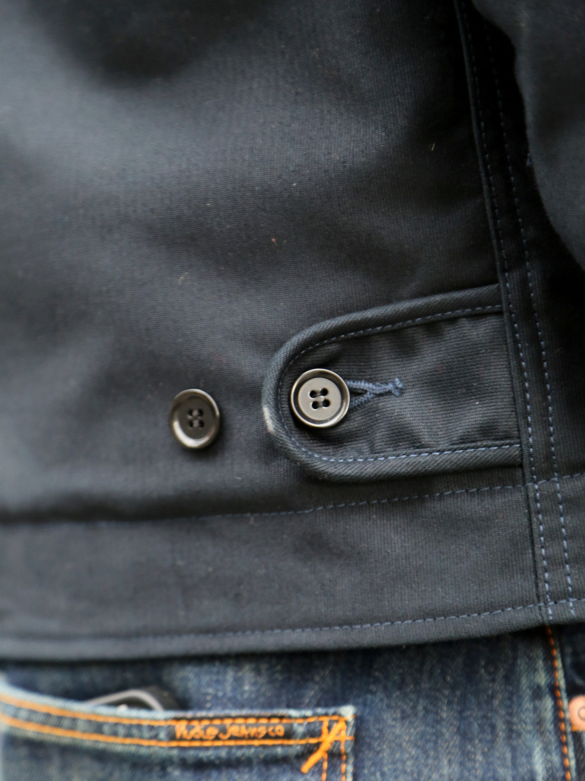 Iron Heart Whipcord N1 Deck Jacket – Navy (IHM-35-NAV)