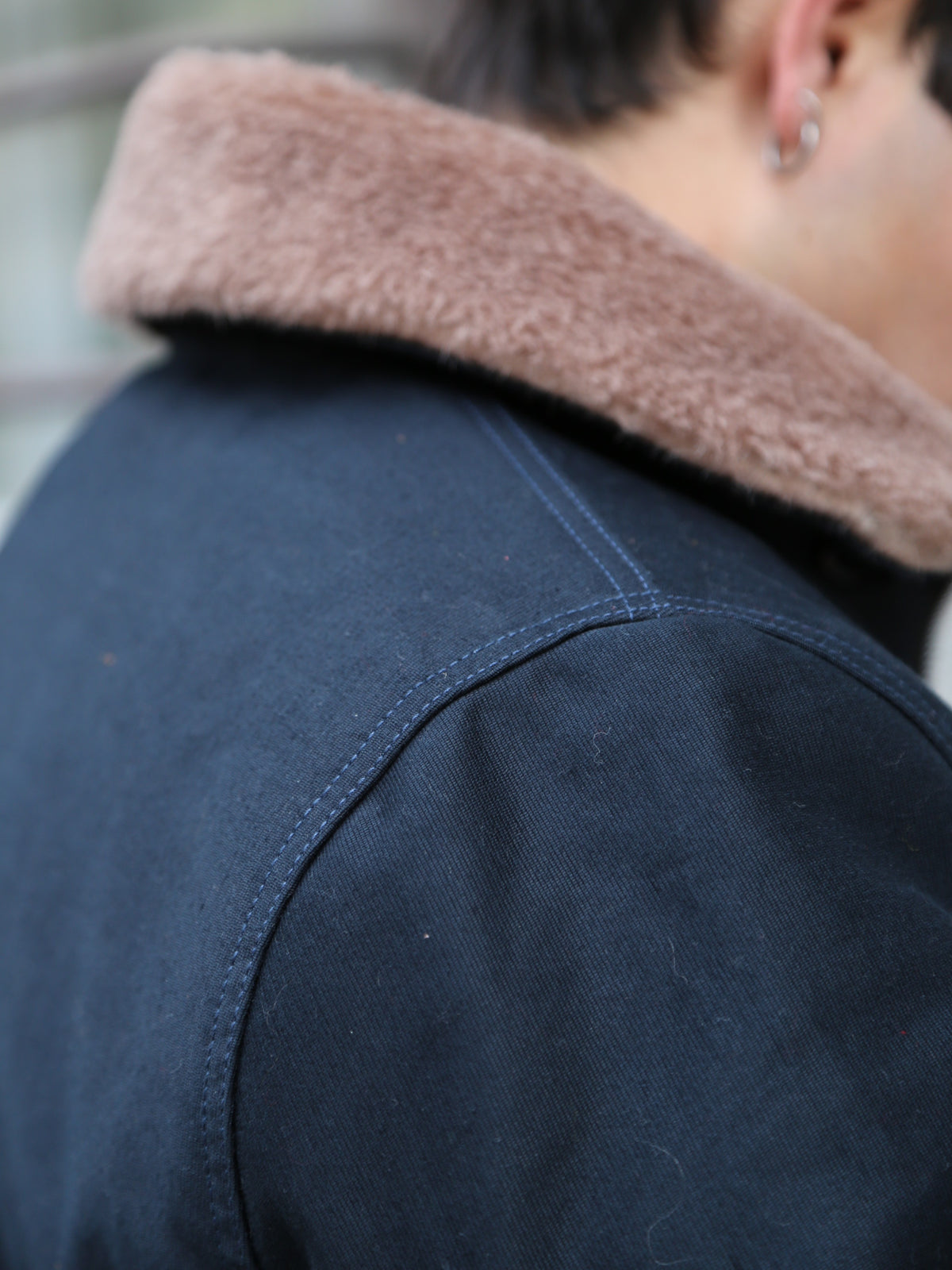 Iron Heart Whipcord N1 Deck Jacket – Navy (IHM-35-NAV)