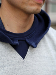 Whitesville Two Tone Attached Hood Sweatshirt – Grey/Blue (WV69642-128)