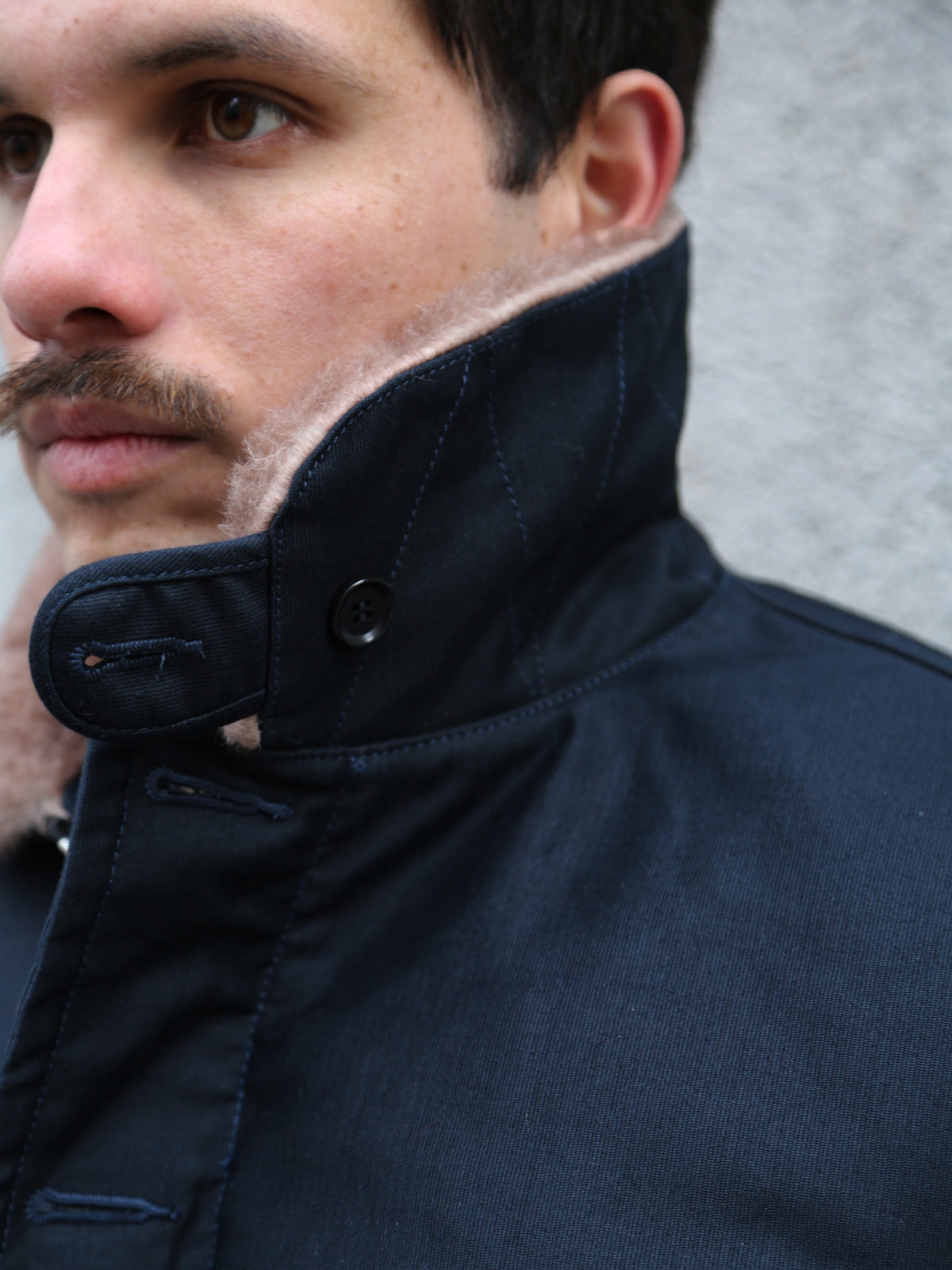 Iron Heart Whipcord N1 Deck Jacket – Navy (IHM-35-NAV)