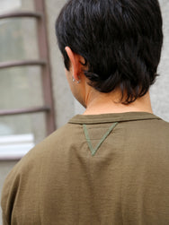 The Real McCoy's Gusset Tee – Olive (MC23020-150)