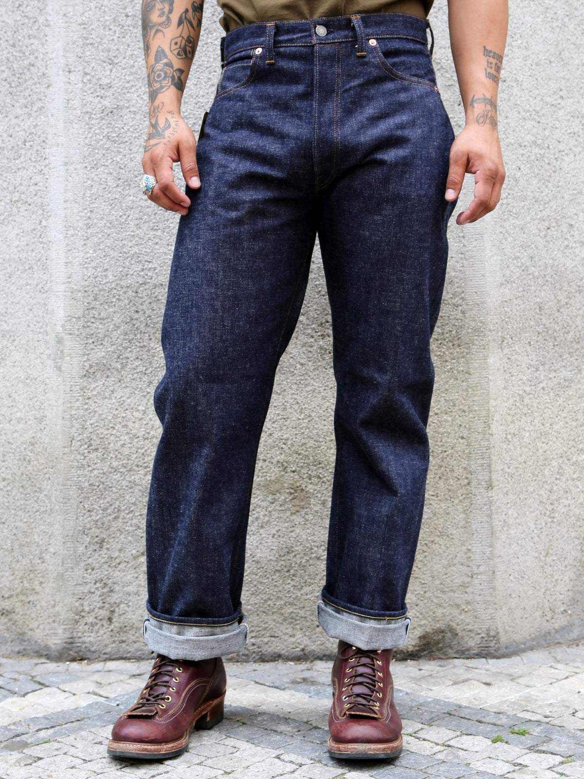 The Real McCoy's Denim Jeans Lot.001XX – Indigo (MP25007)
