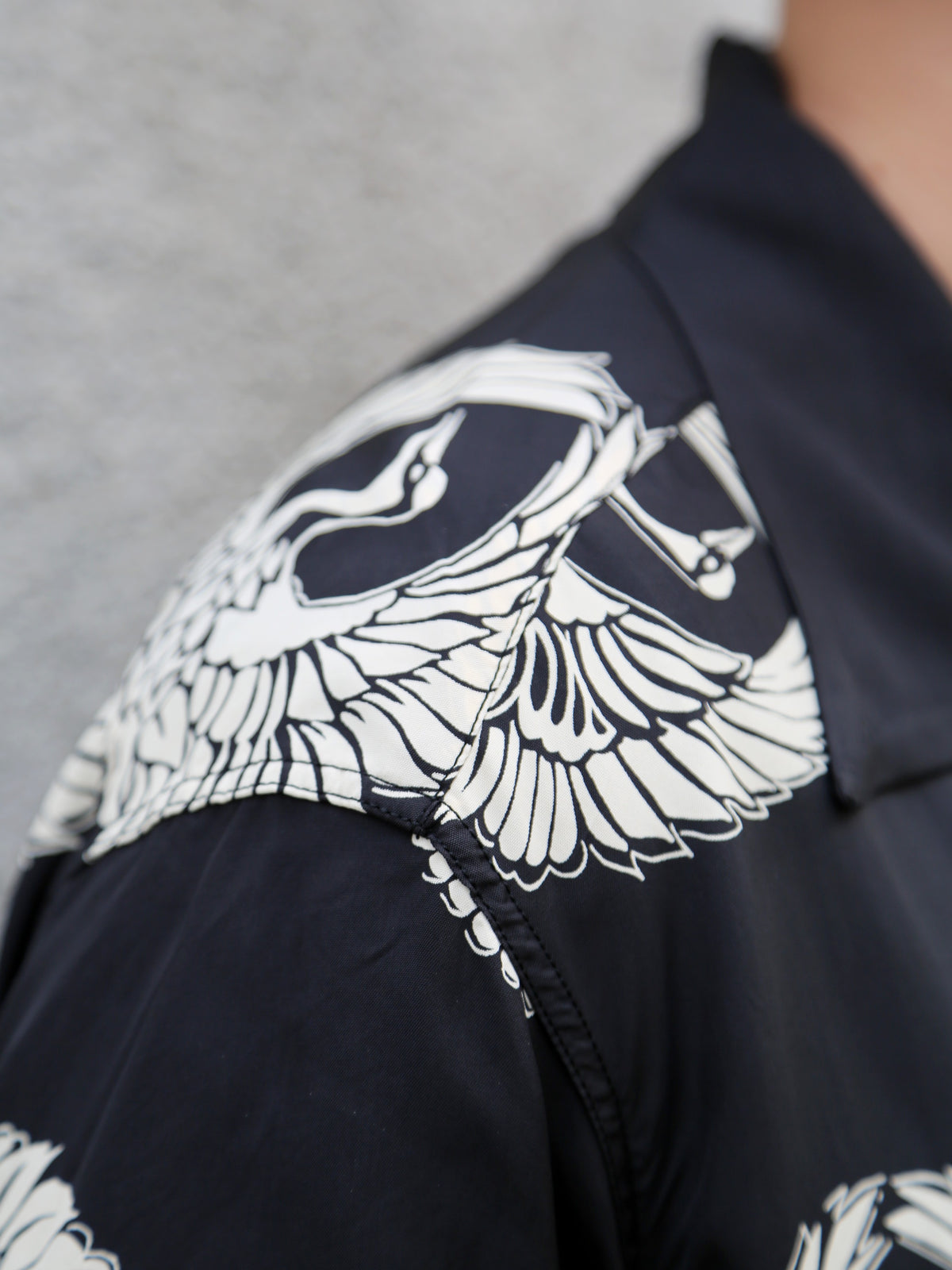 Sun Surf ‘Oriental Border’ Rayon Hawaiian Shirt – Black (SS39629-119)