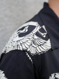 Sun Surf ‘Oriental Border’ Rayon Hawaiian Shirt – Black (SS39629-119)