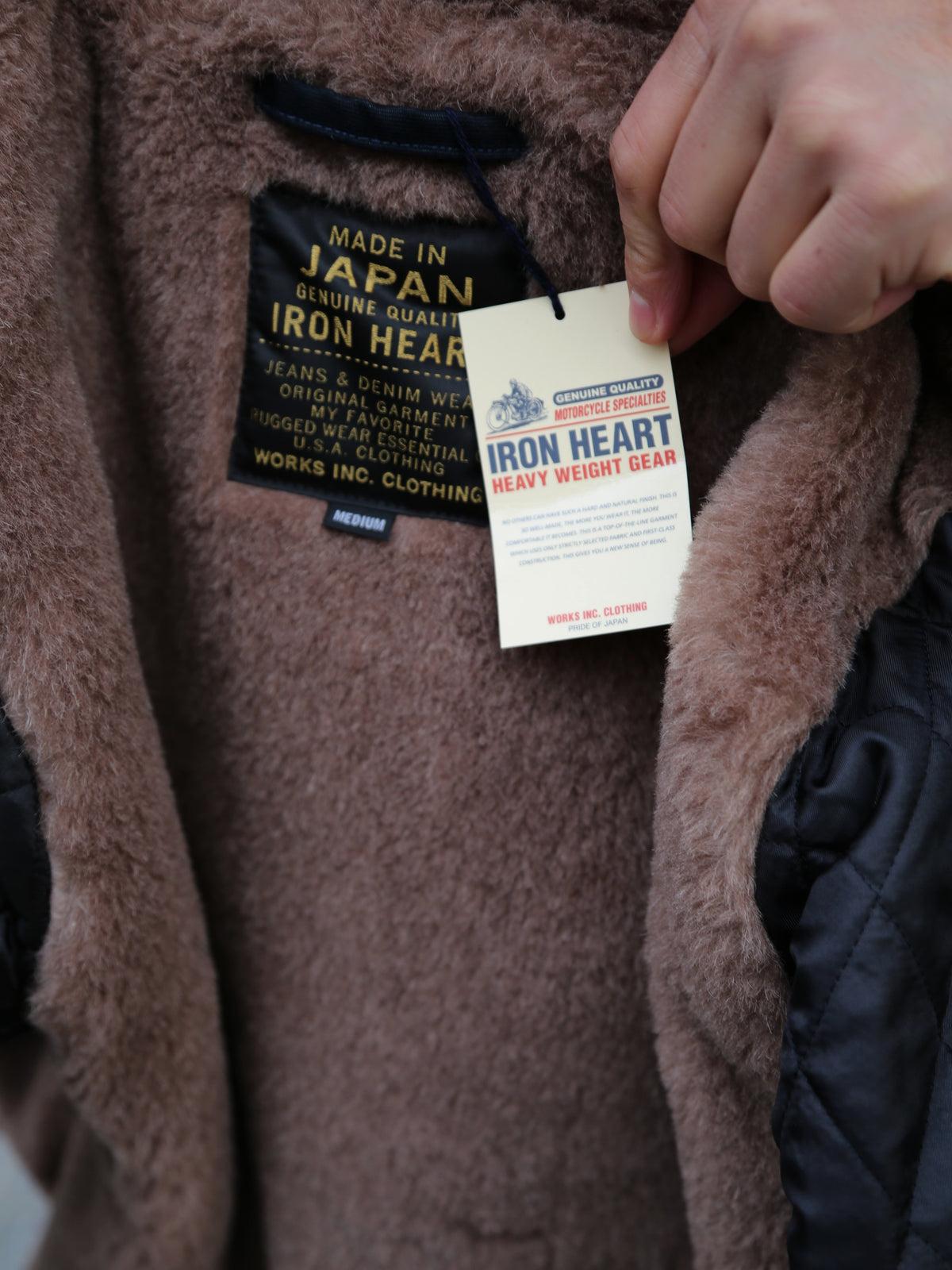 Iron Heart Whipcord N1 Deck Jacket – Navy (IHM-35-NAV)