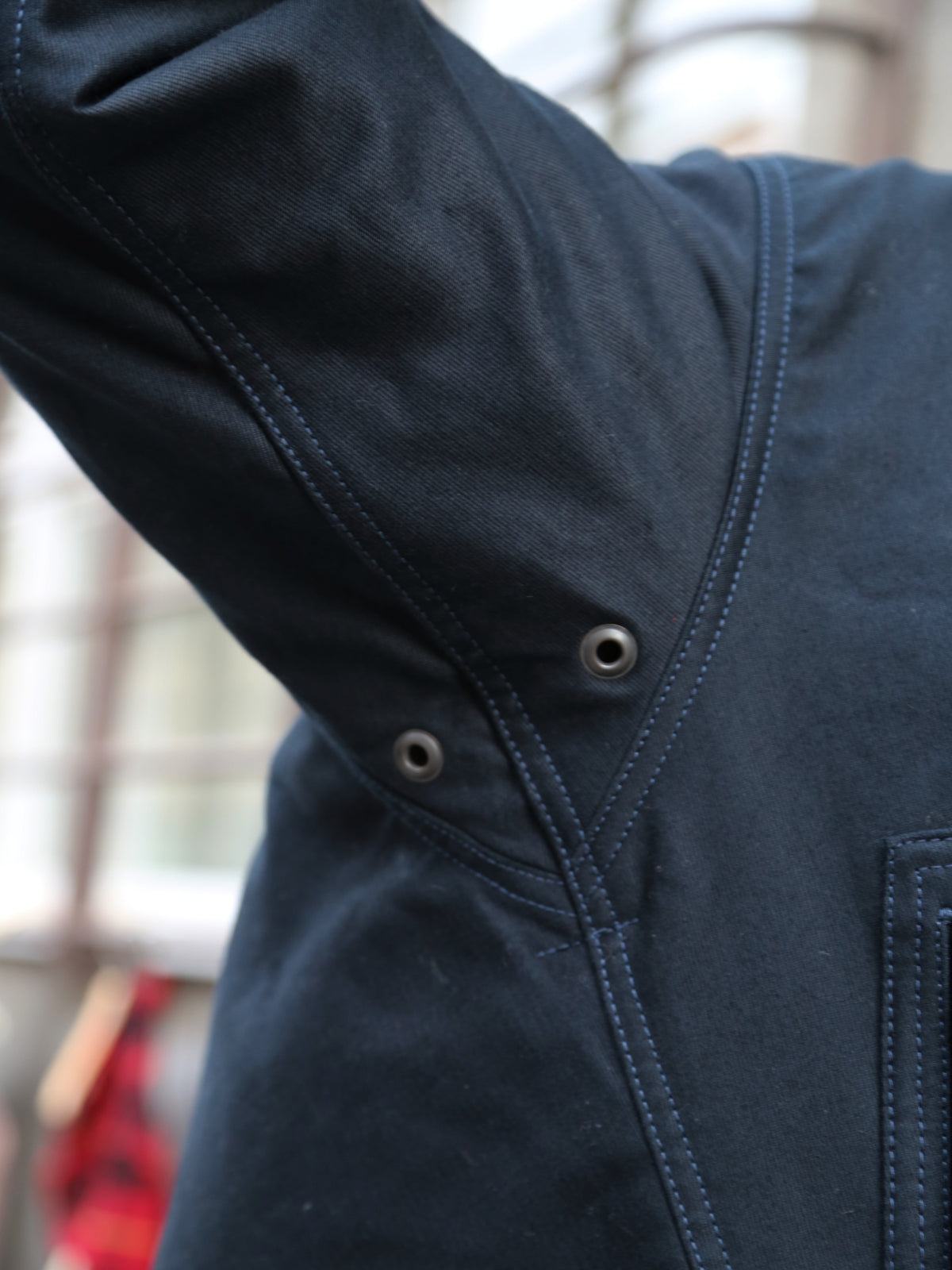 Iron Heart Whipcord N1 Deck Jacket – Navy (IHM-35-NAV)