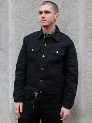 Nudie Jeans Danny Rinsed Denim Jacket – Black