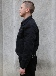 Nudie Jeans Danny Rinsed Denim Jacket – Black